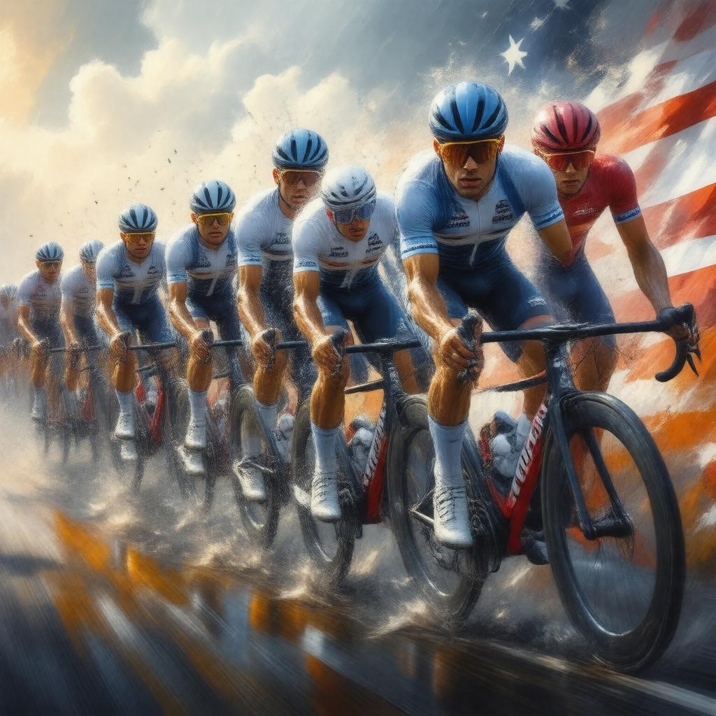 Click to view larger image AI-created image of Rally Cycling