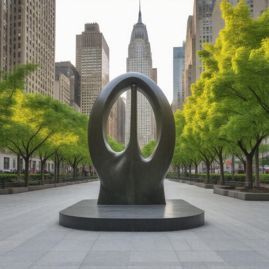 AI-created image of Ralph Bunche Park (New York City)