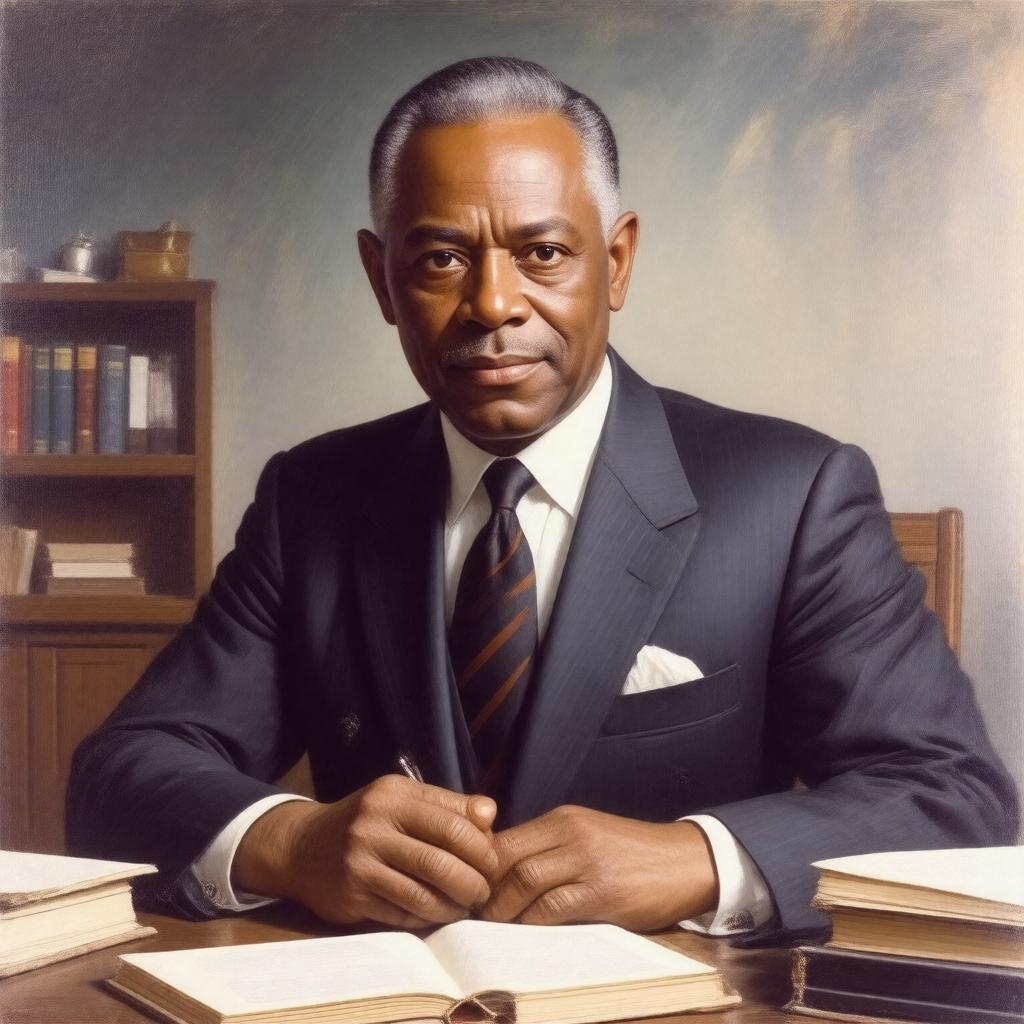 AI-created image of Ralph Bunche