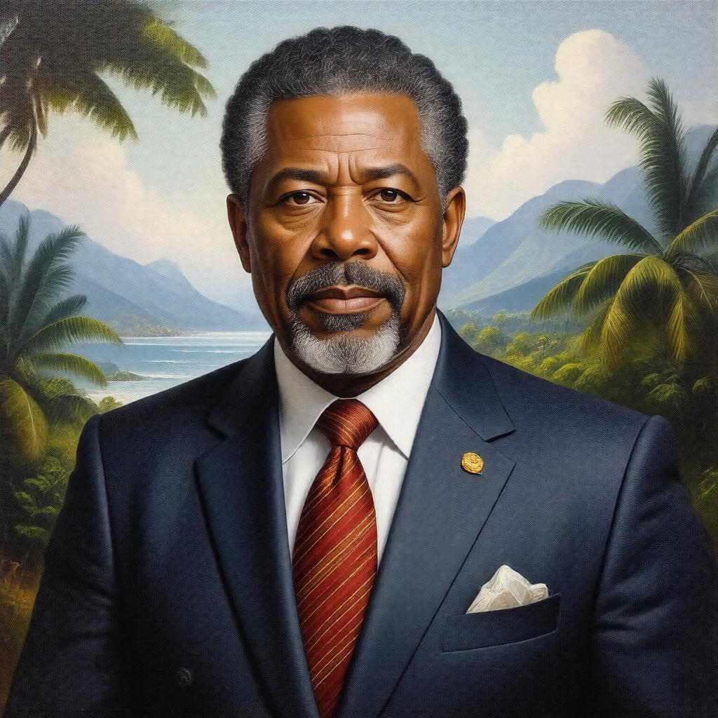 AI-created image of Ralph Gonsalves