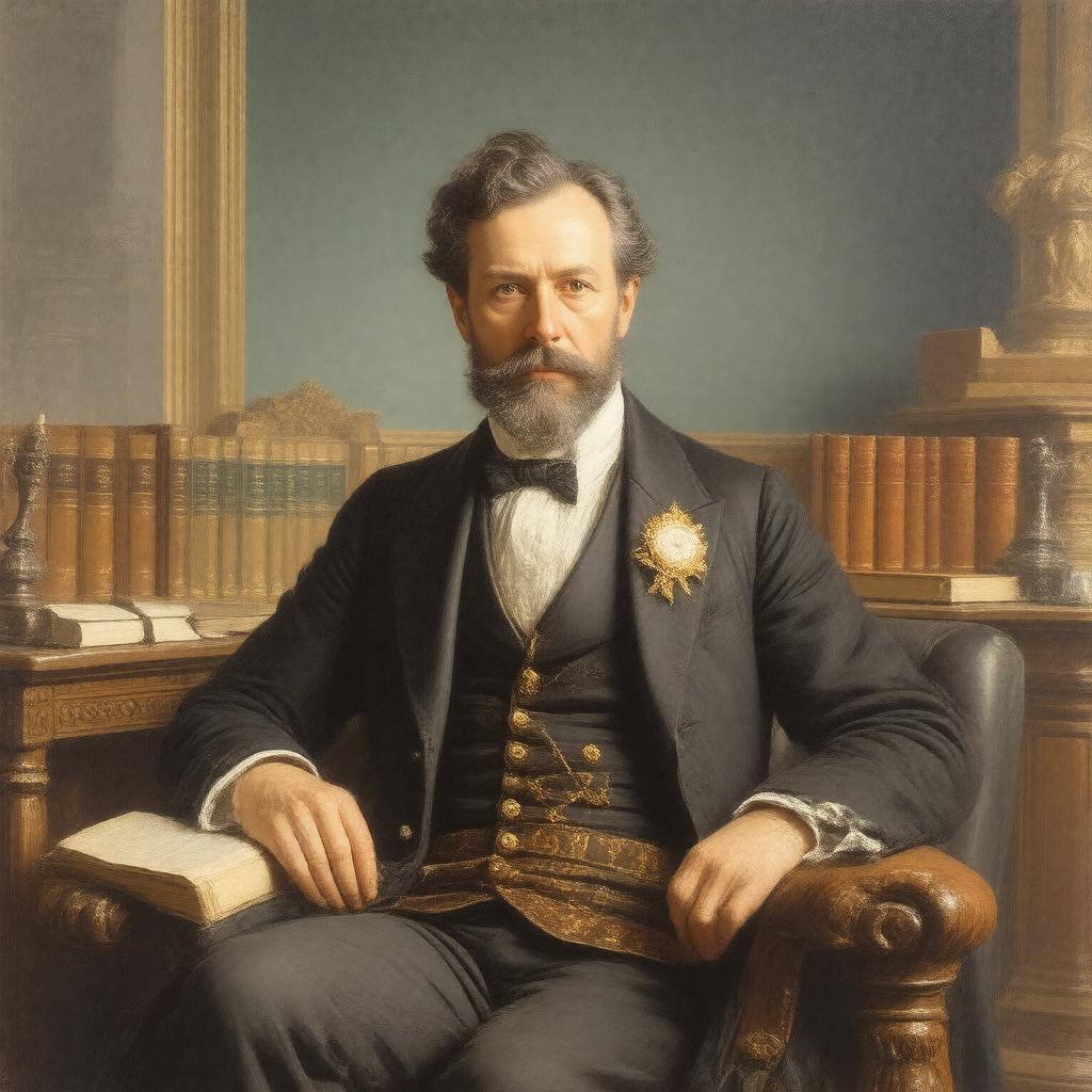 AI-created image of Ralph Gordon King-Milbanke