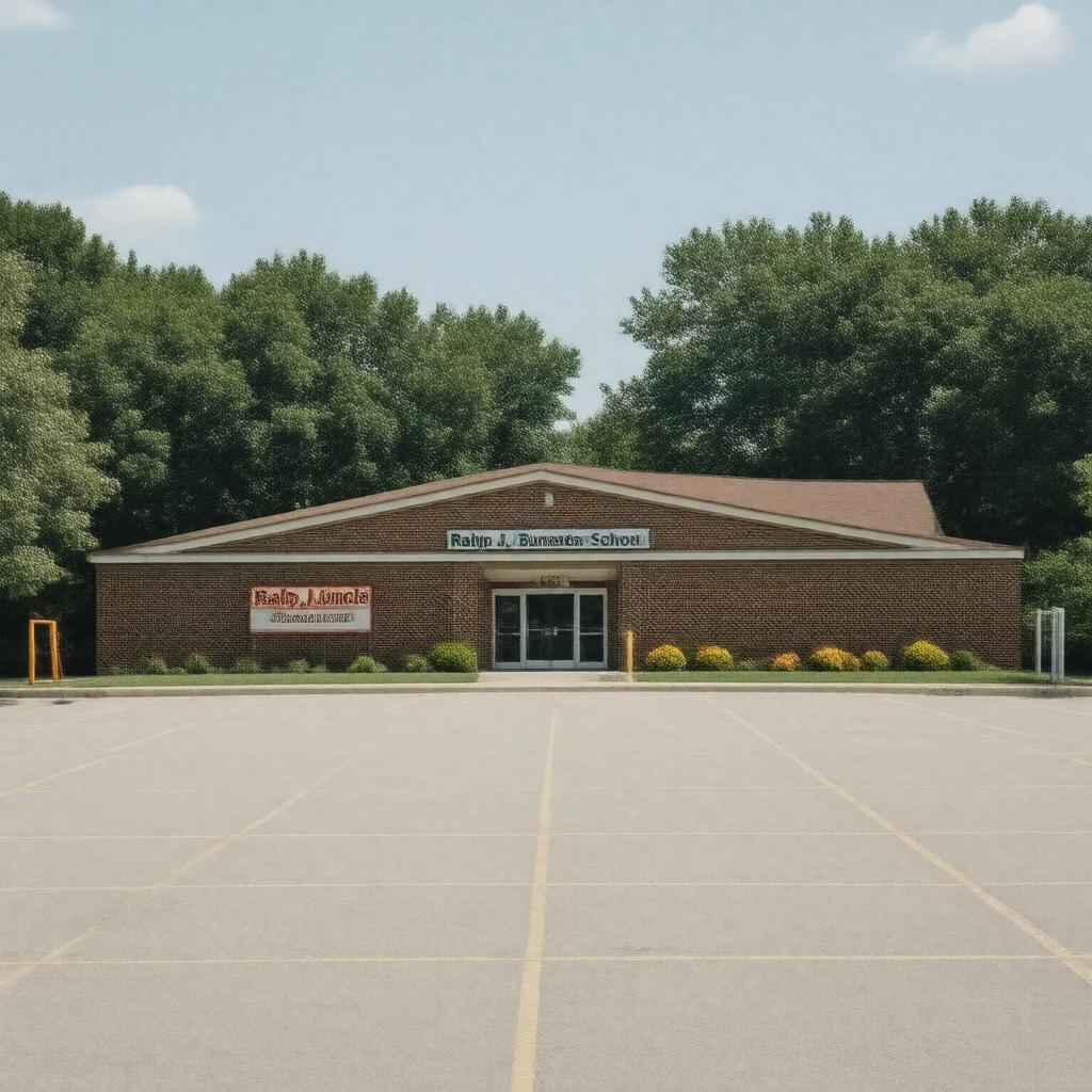 AI-created image of Ralph J. Bunche Elementary School (Fort Wayne, Indiana)