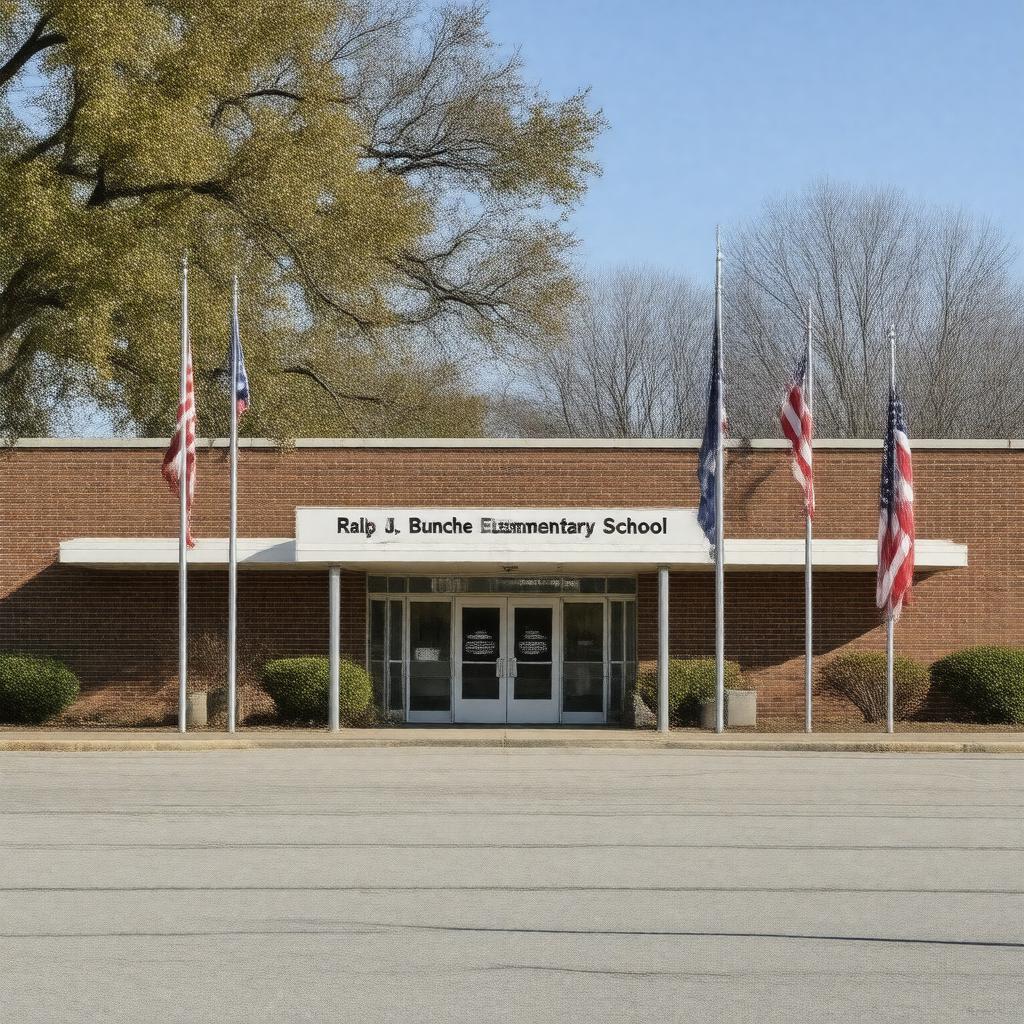 AI-created image of Ralph J. Bunche Elementary School (Newport News, Virginia)