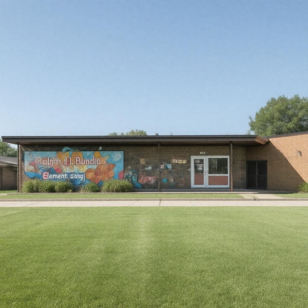 AI-created image of Ralph J. Bunche Elementary School (Richmond, California)