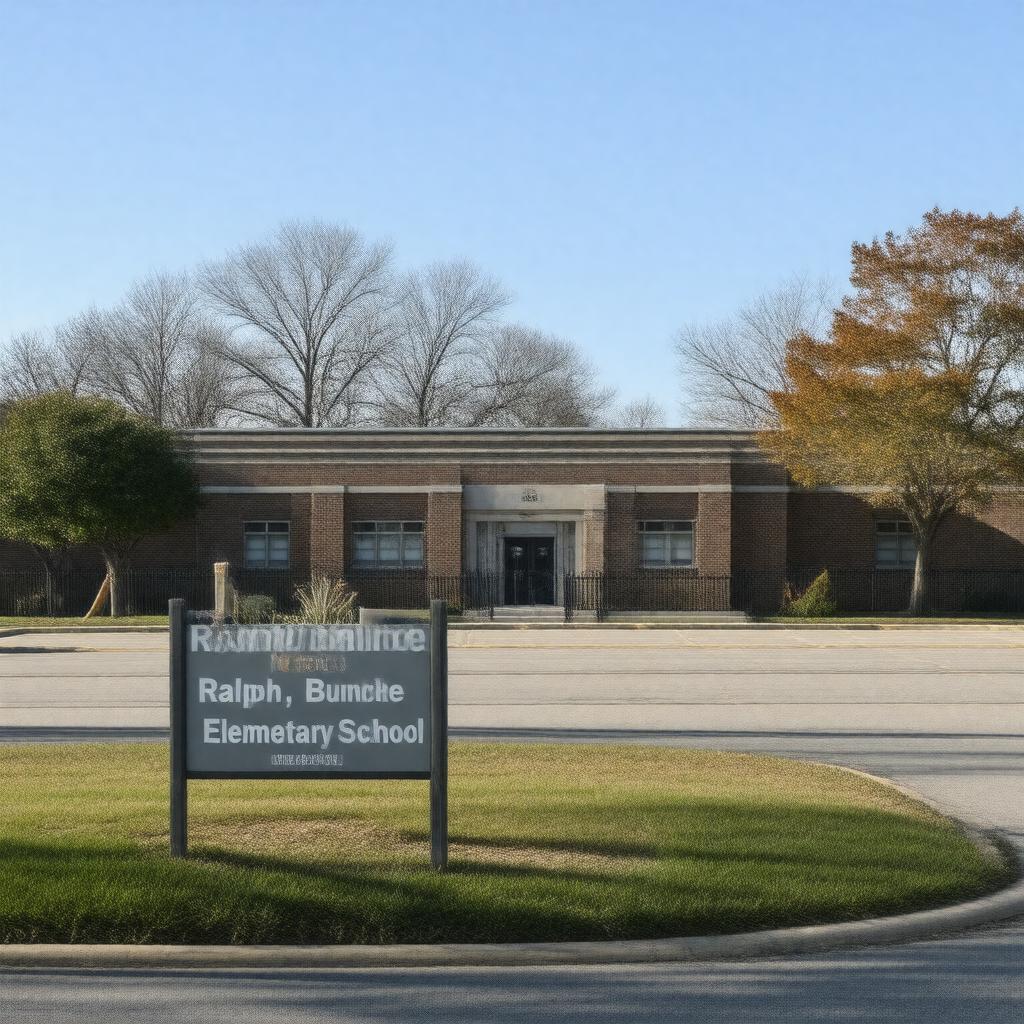 AI-created image of Ralph J. Bunche Elementary School (Winston-Salem, North Carolina)