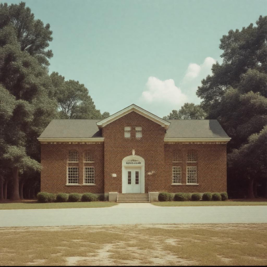 Click to view larger image AI-created image of Ralph J. Bunche High School (King George, Virginia)