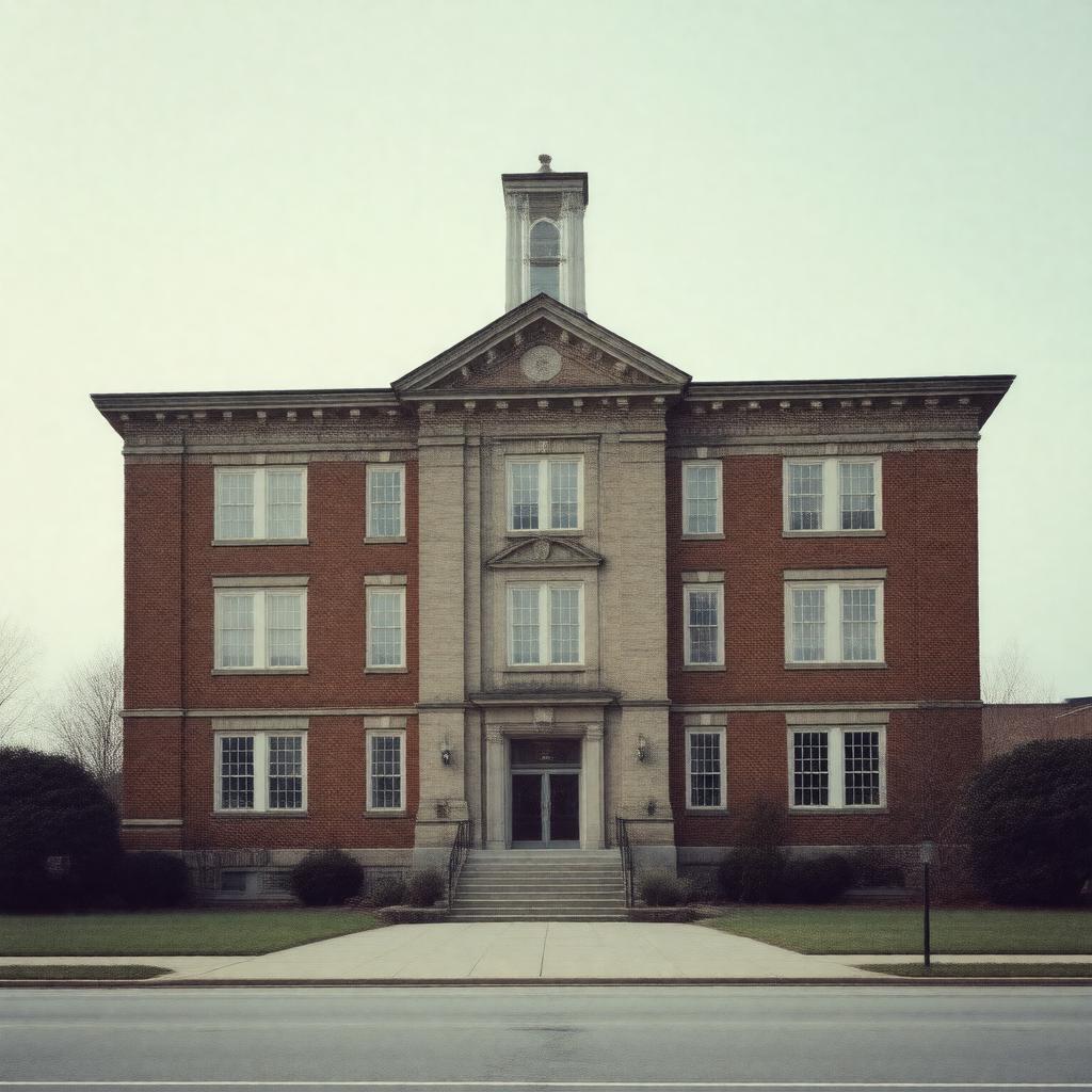 Click to view larger image AI-created image of Ralph J. Bunche High School, King George, Virginia