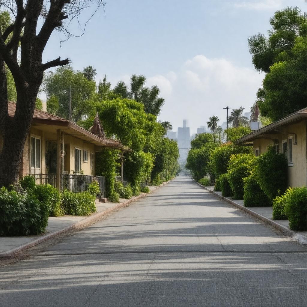 AI-created image of Ralph J. Bunche Historic District (Los Angeles, California)