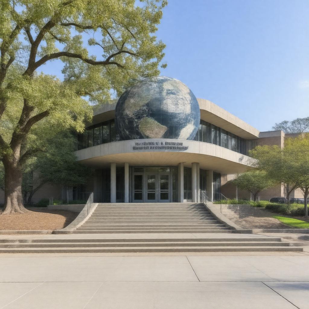 AI-created image of Ralph J. Bunche International Affairs Center (Howard University)