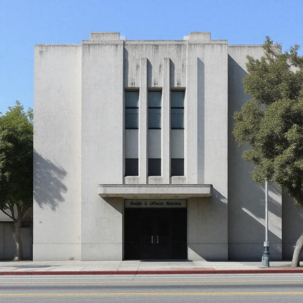 AI-created image of Ralph J. Bunche Post Office (Los Angeles, California)