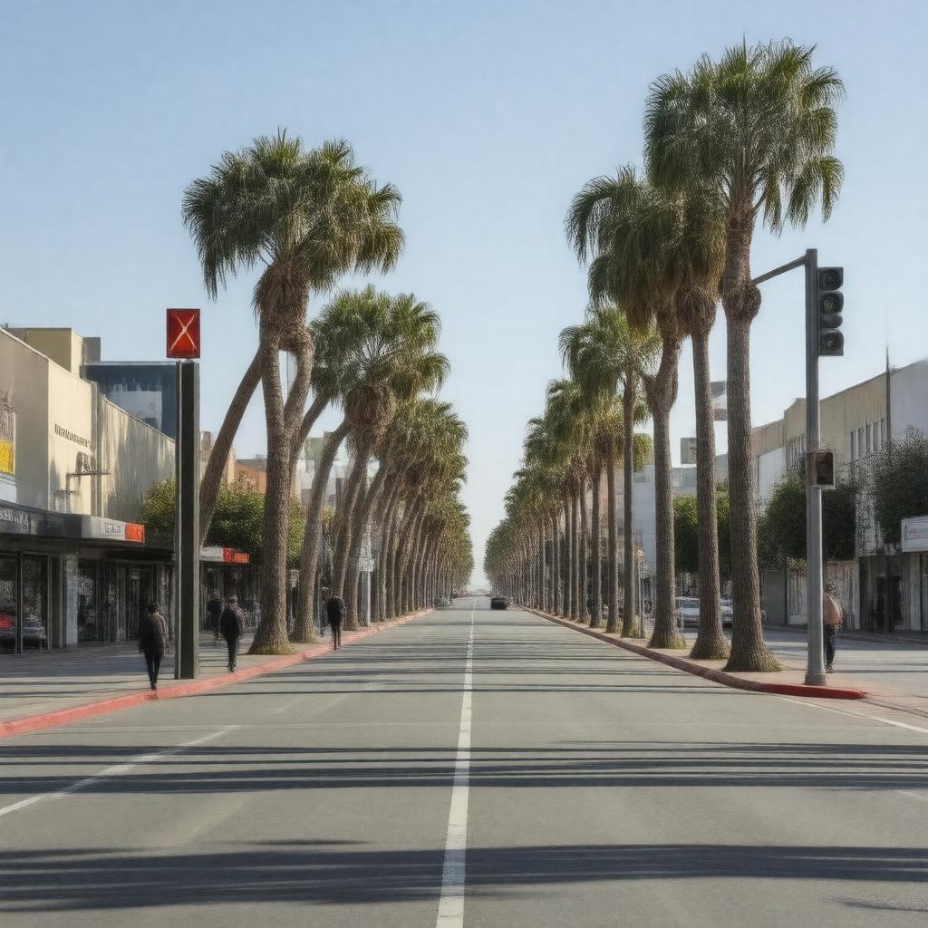 Click to view larger image AI-created image of Ralph J. Bunche Way (Los Angeles, California)