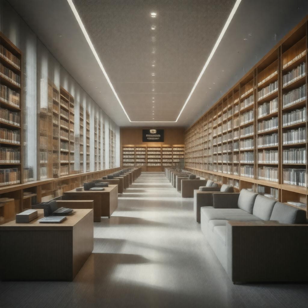 AI-created image of Ralph M. Steinman Library