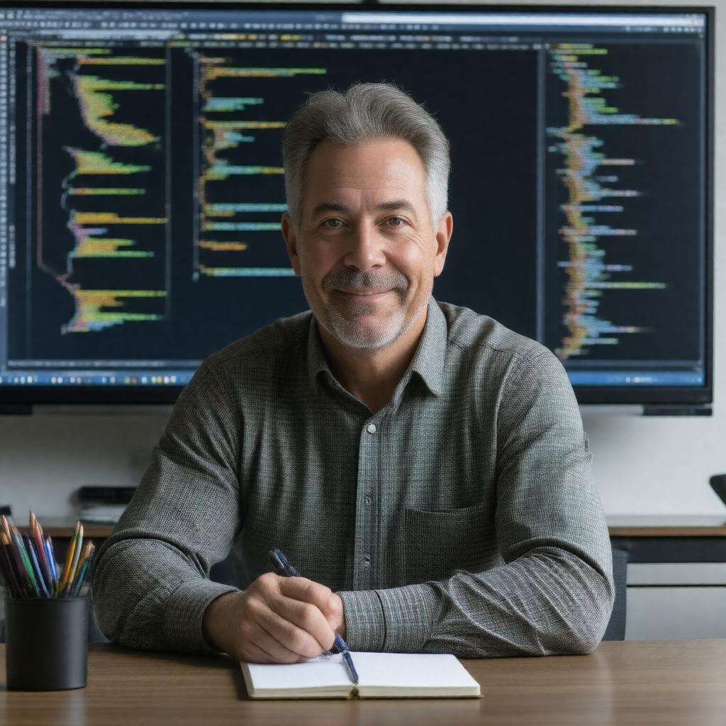 AI-created image of Ralph Merkle