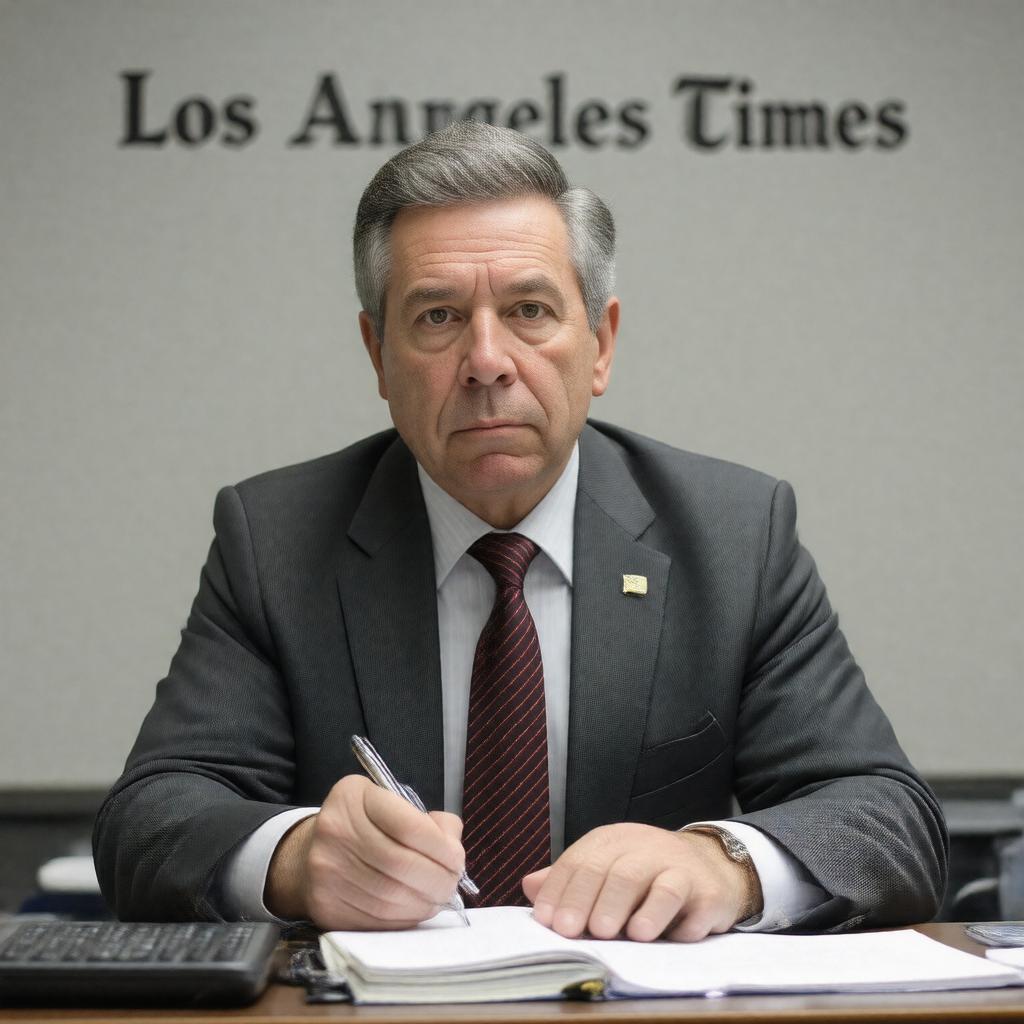 Click to view larger image AI-created image of Ralph Vartabedian