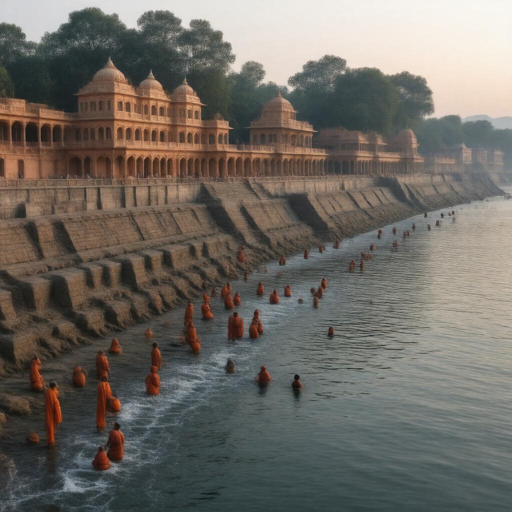 AI-created image of Ram Ghat