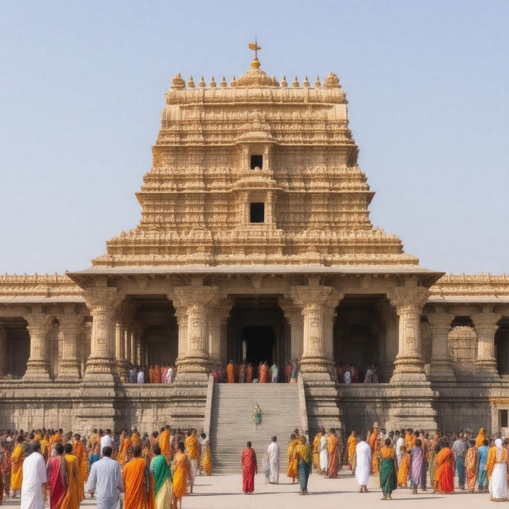 AI-created image of Ram Mandir