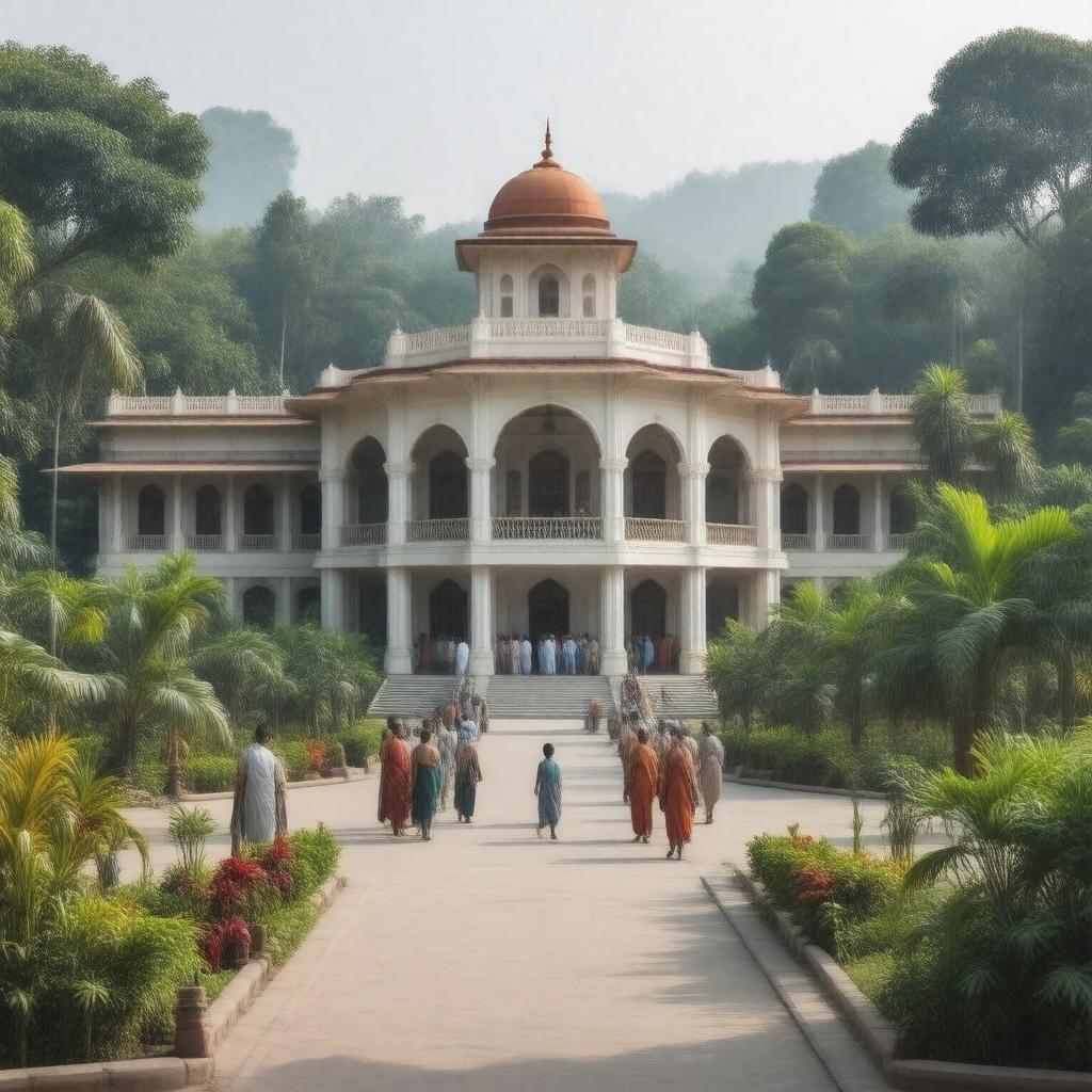 AI-created image of Ramakrishna Mission Sevashrama