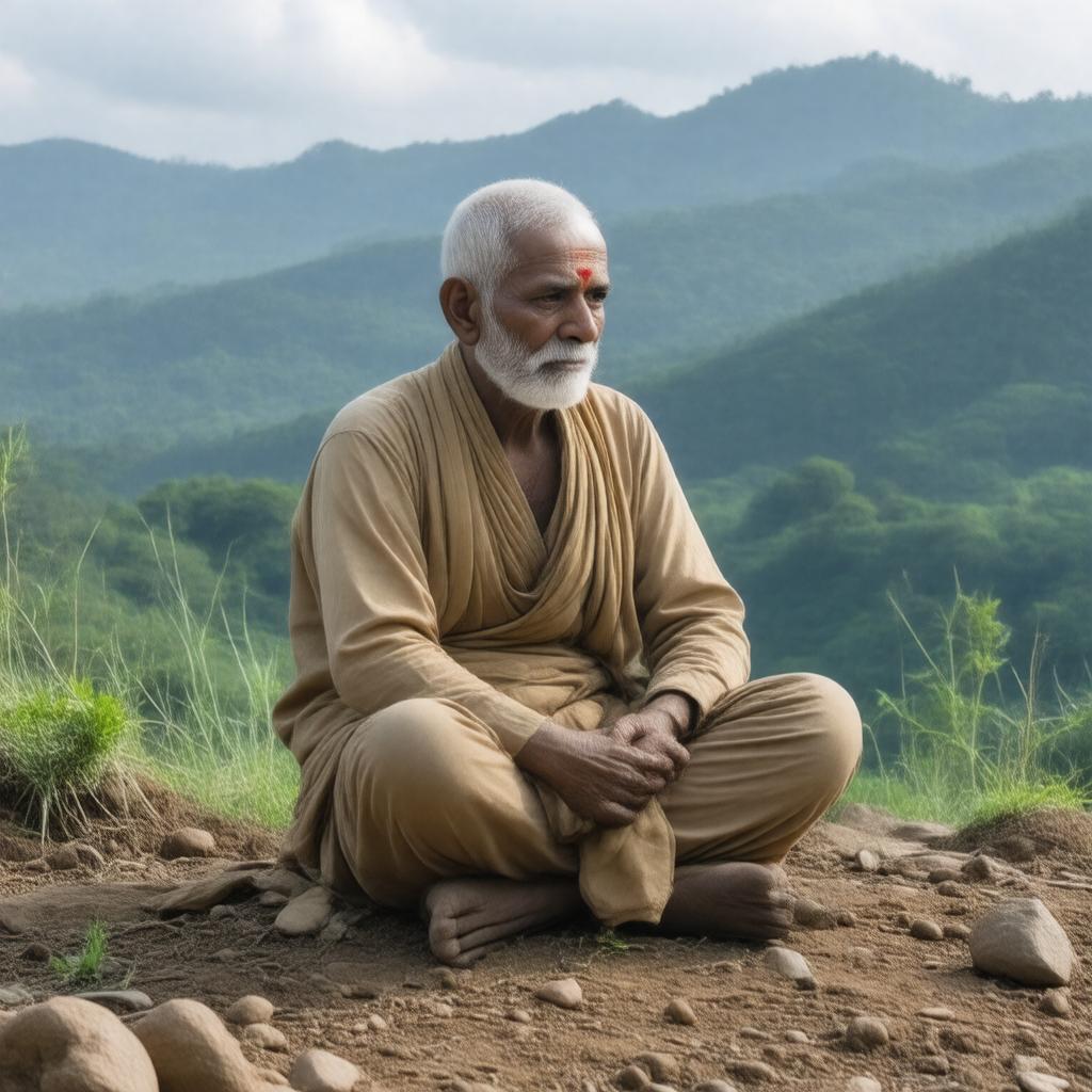 AI-created image of Ramana Maharshi