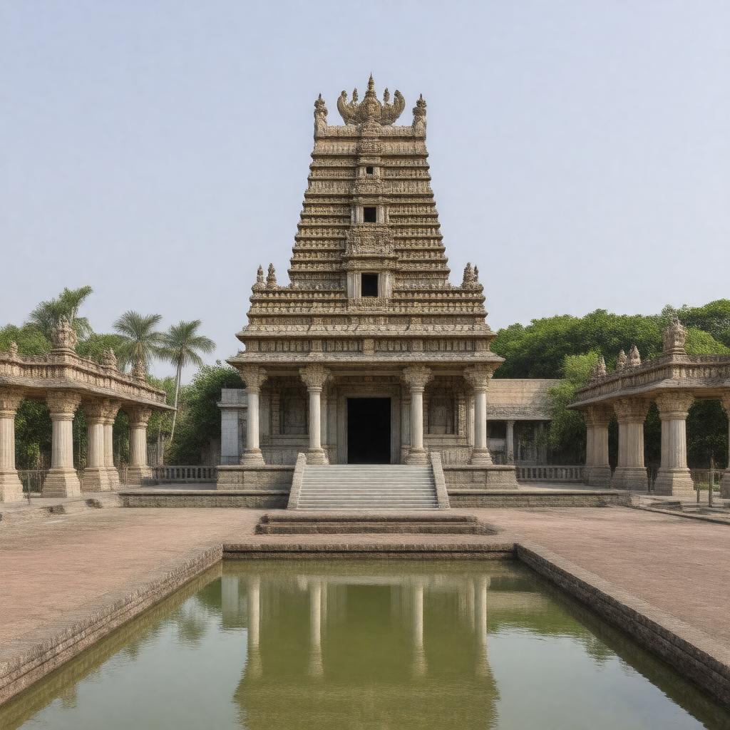 AI-created image of Ramaswamy Temple