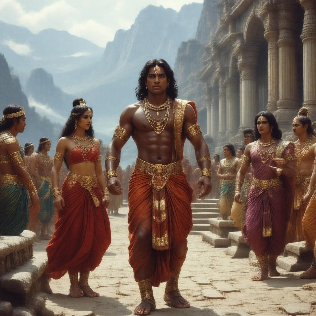 AI-created image of Ramayana (TV series)