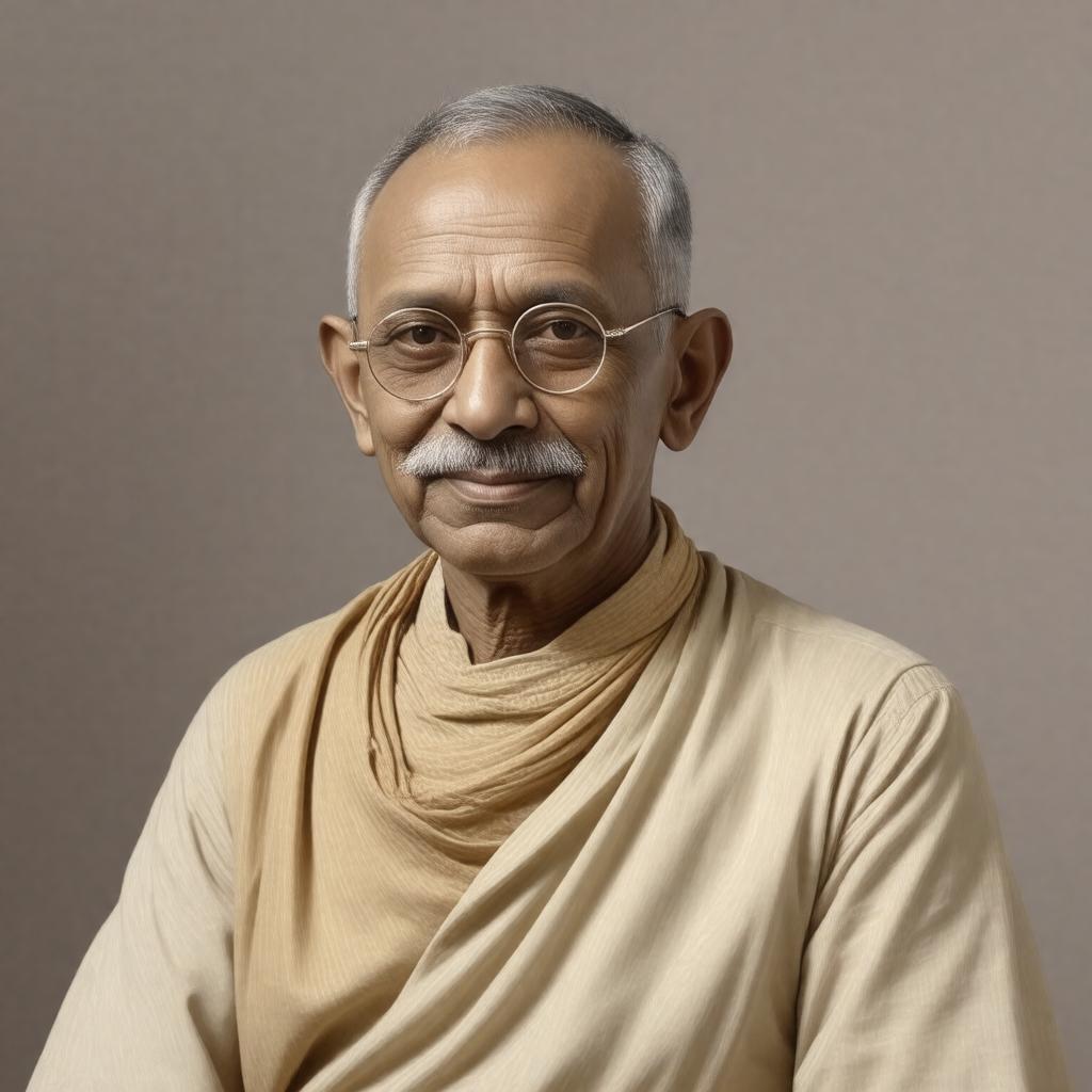 AI-created image of Ramdas Gandhi