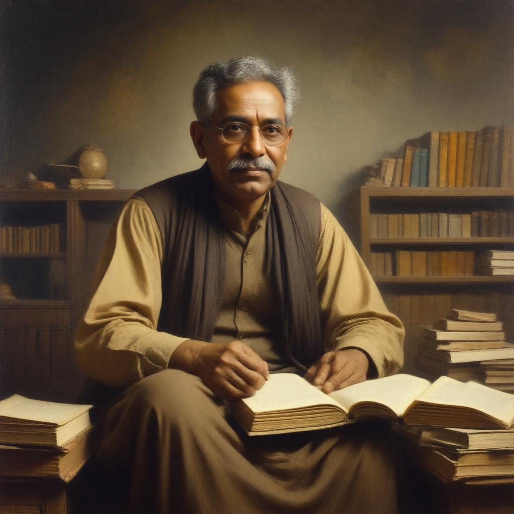 AI-created image of Ramdhari Singh Dinkar