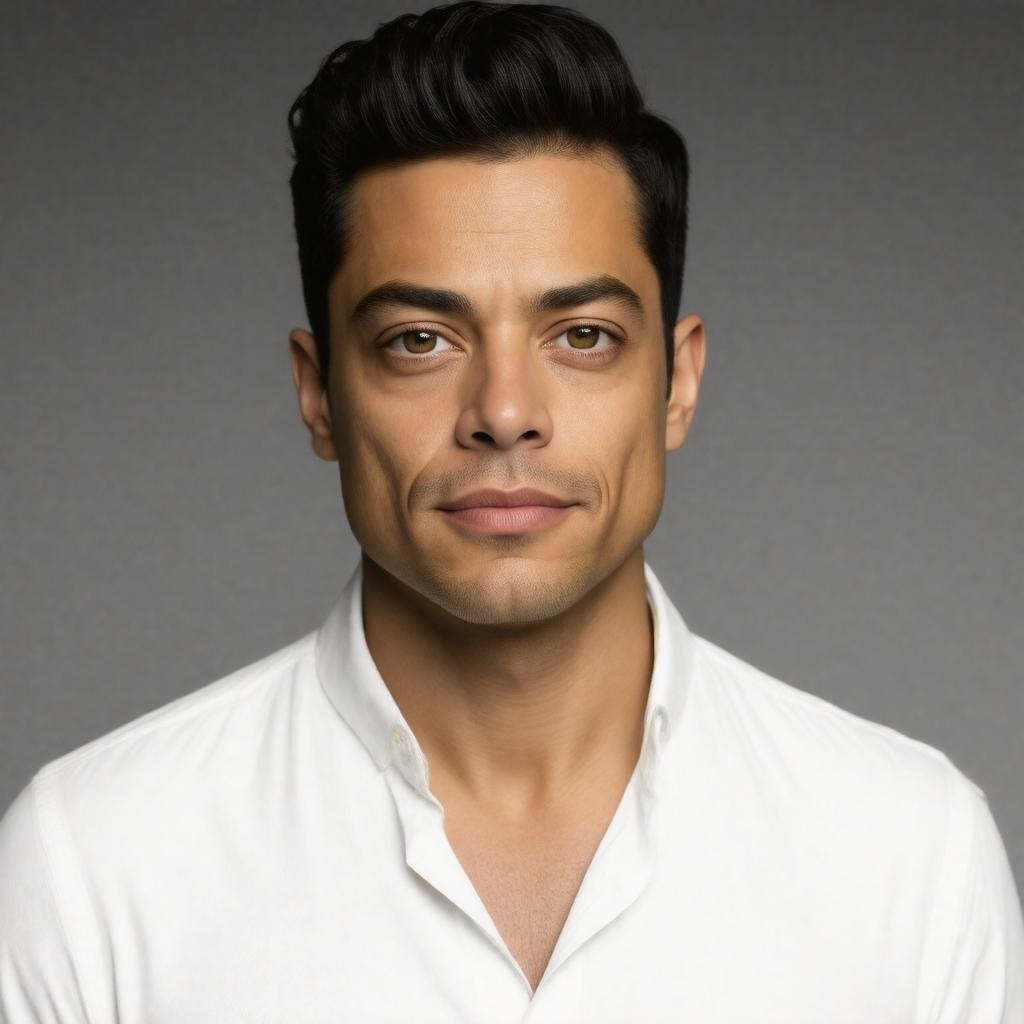 AI-created image of Rami Malek