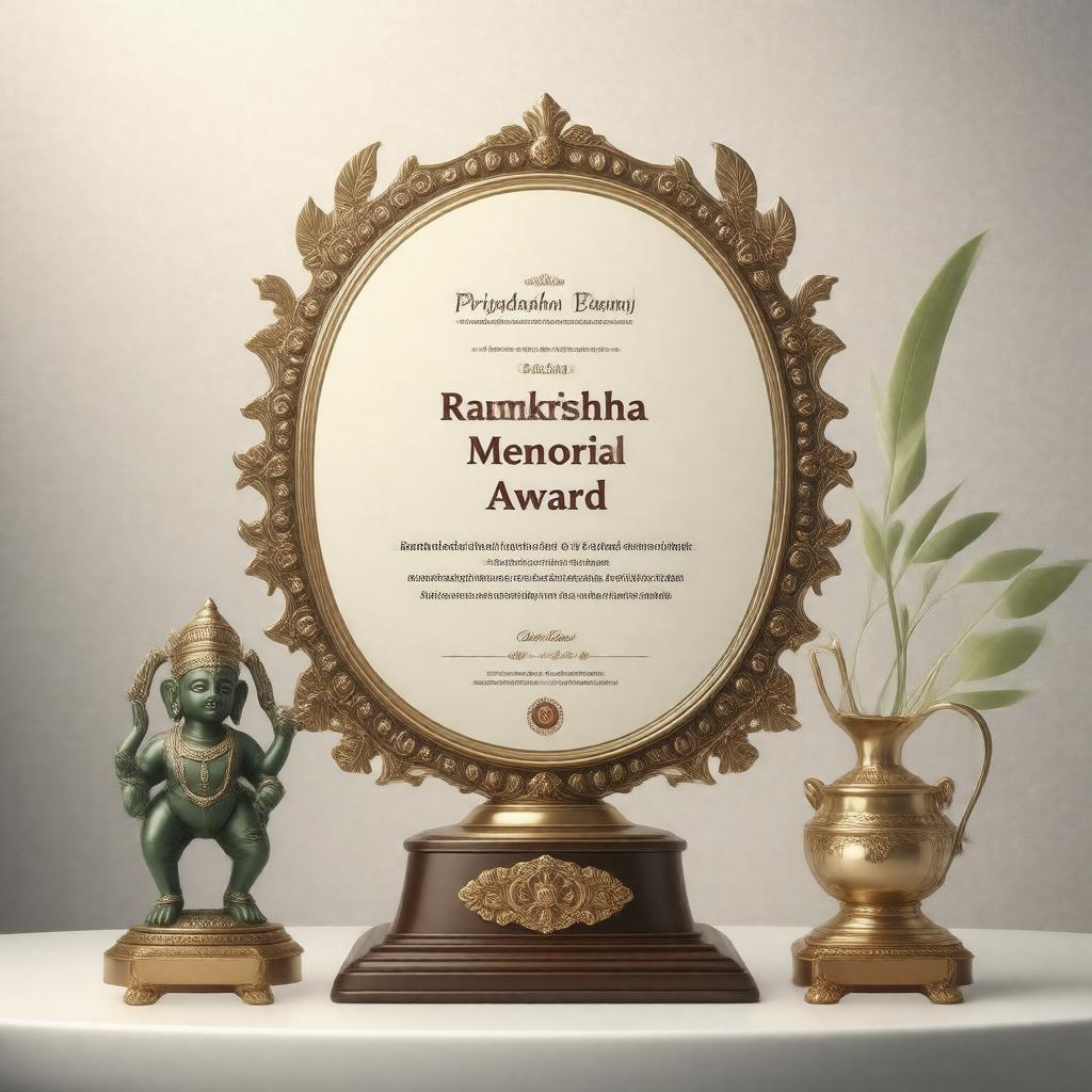 Click to view larger image AI-created image of Ramkrishna Bajaj Memorial Global Award