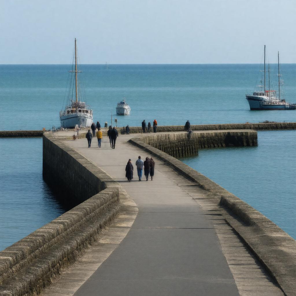 Click to view larger image AI-created image of Ramsgate Harbour