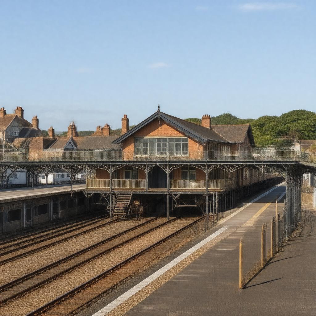 AI-created image of Ramsgate railway station