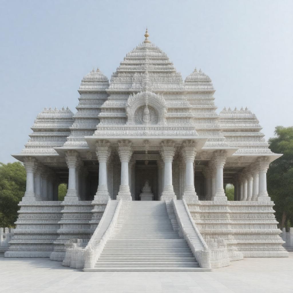 AI-created image of Ranakpur Jain Temple
