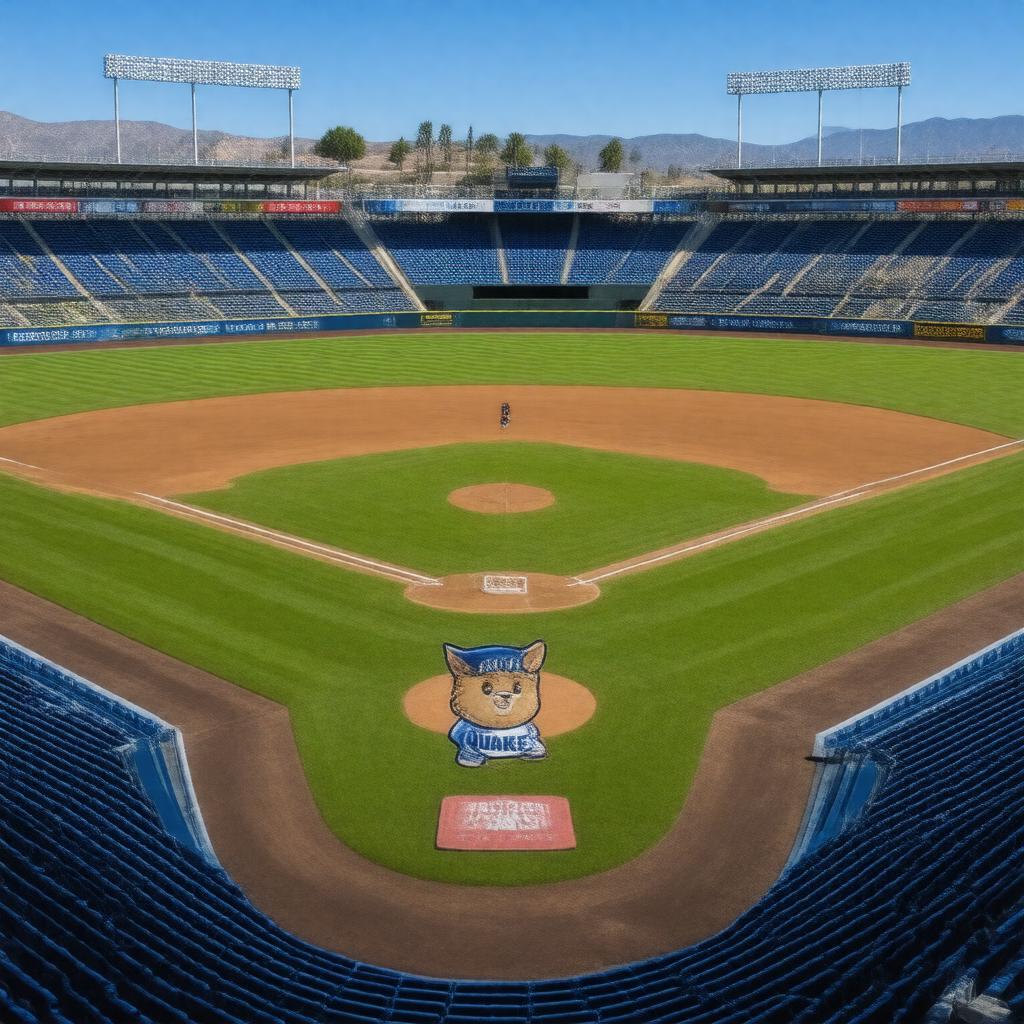 AI-created image of Rancho Cucamonga Quakes