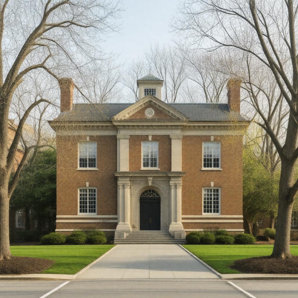 AI-created image of Rand Hall