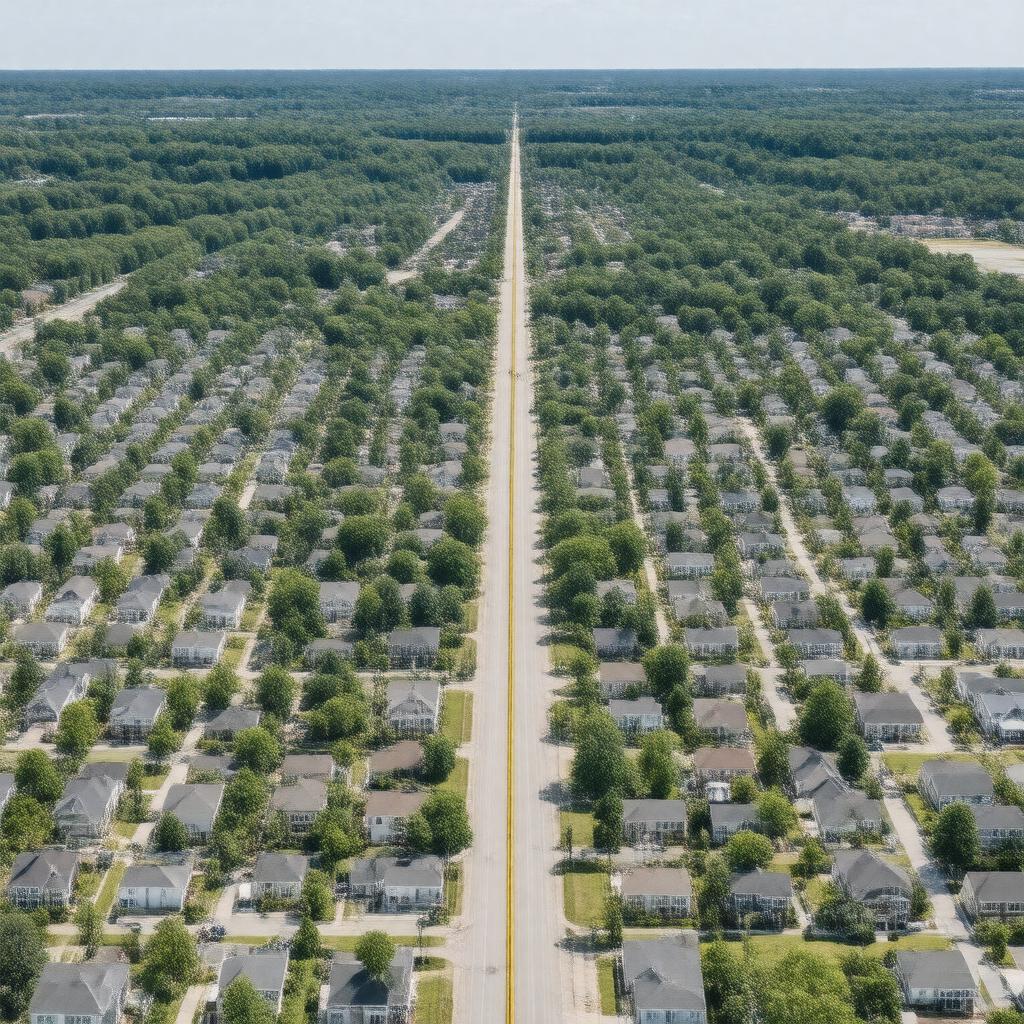 AI-created image of Randallstown, Maryland, USA