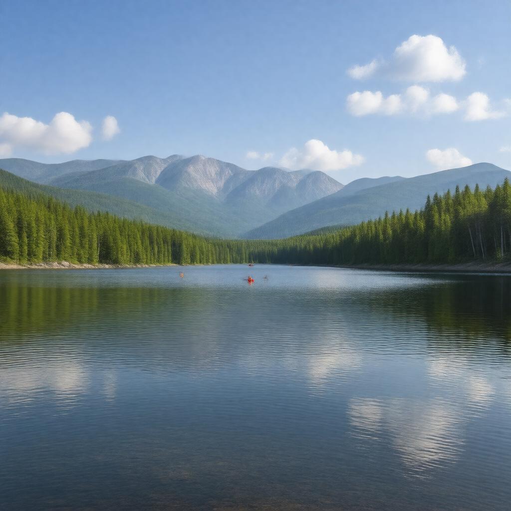 AI-created image of Rangeley Lake