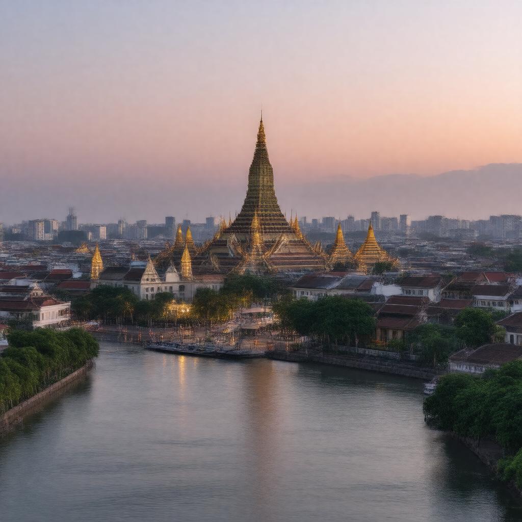 AI-created image of Rangoon, Burma