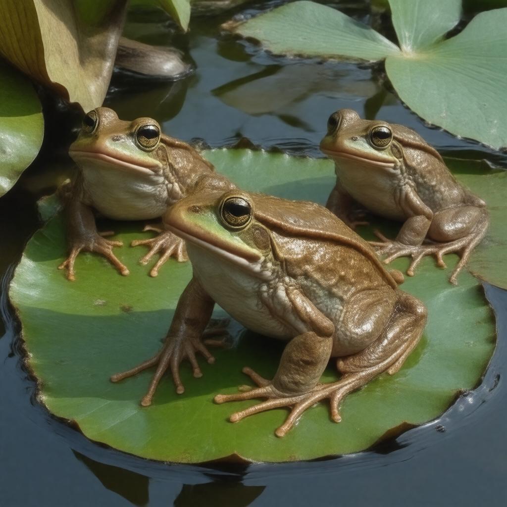 Click to view larger image AI-created image of Ranidae