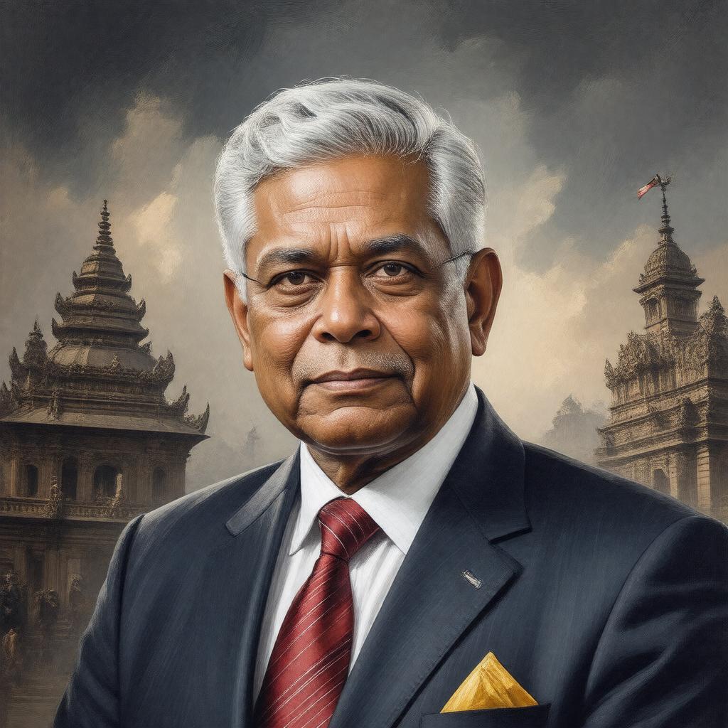 AI-created image of Ranil Wickremesinghe