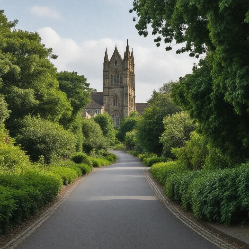 Click to view larger image AI-created image of Ranmoor, Sheffield, England