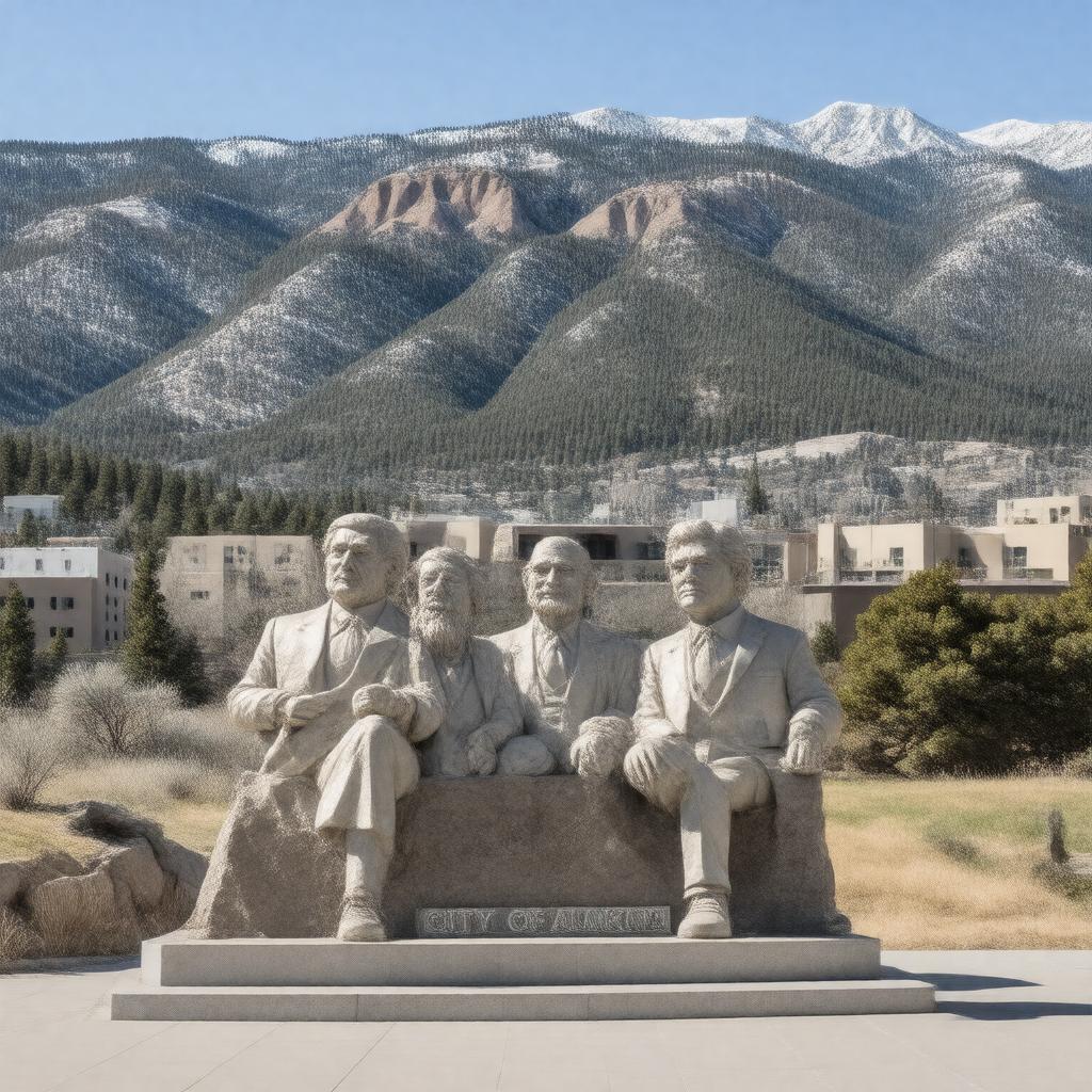 AI-created image of Rapid City, South Dakota, USA