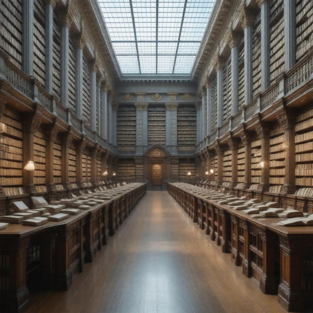 Click to view larger image AI-created image of Rare Book and Special Collections Reading Room