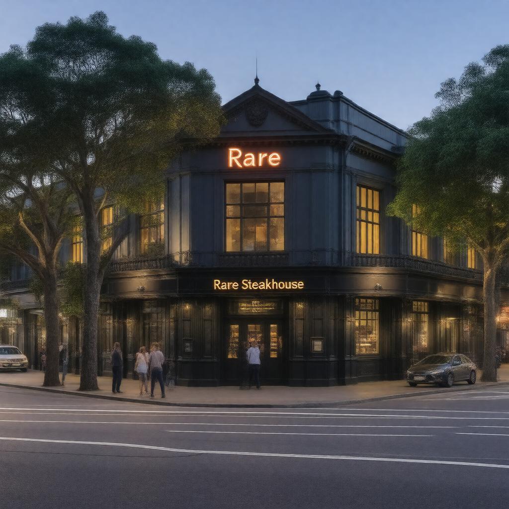 AI-created image of Rare Steakhouse