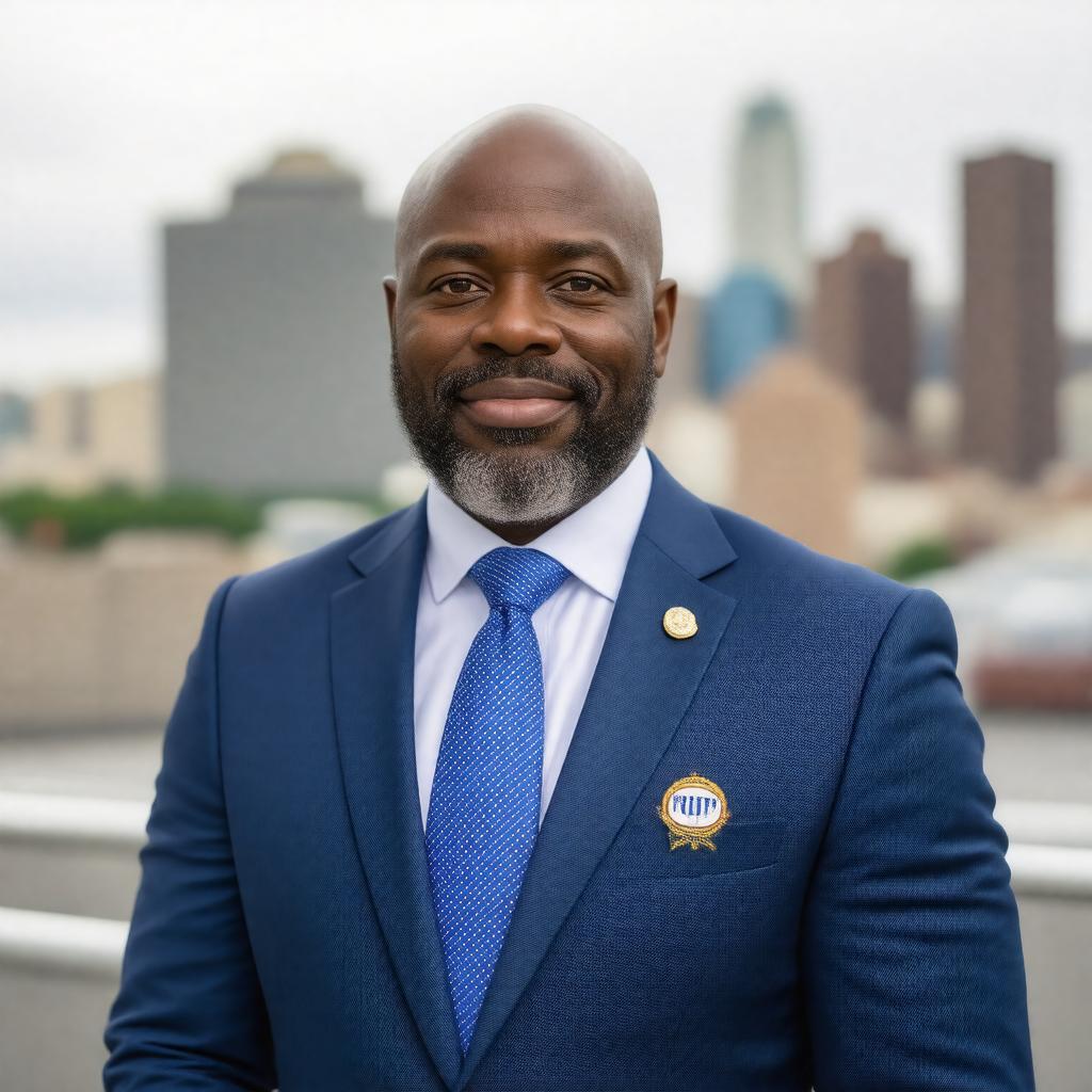 AI-created image of Ras Baraka