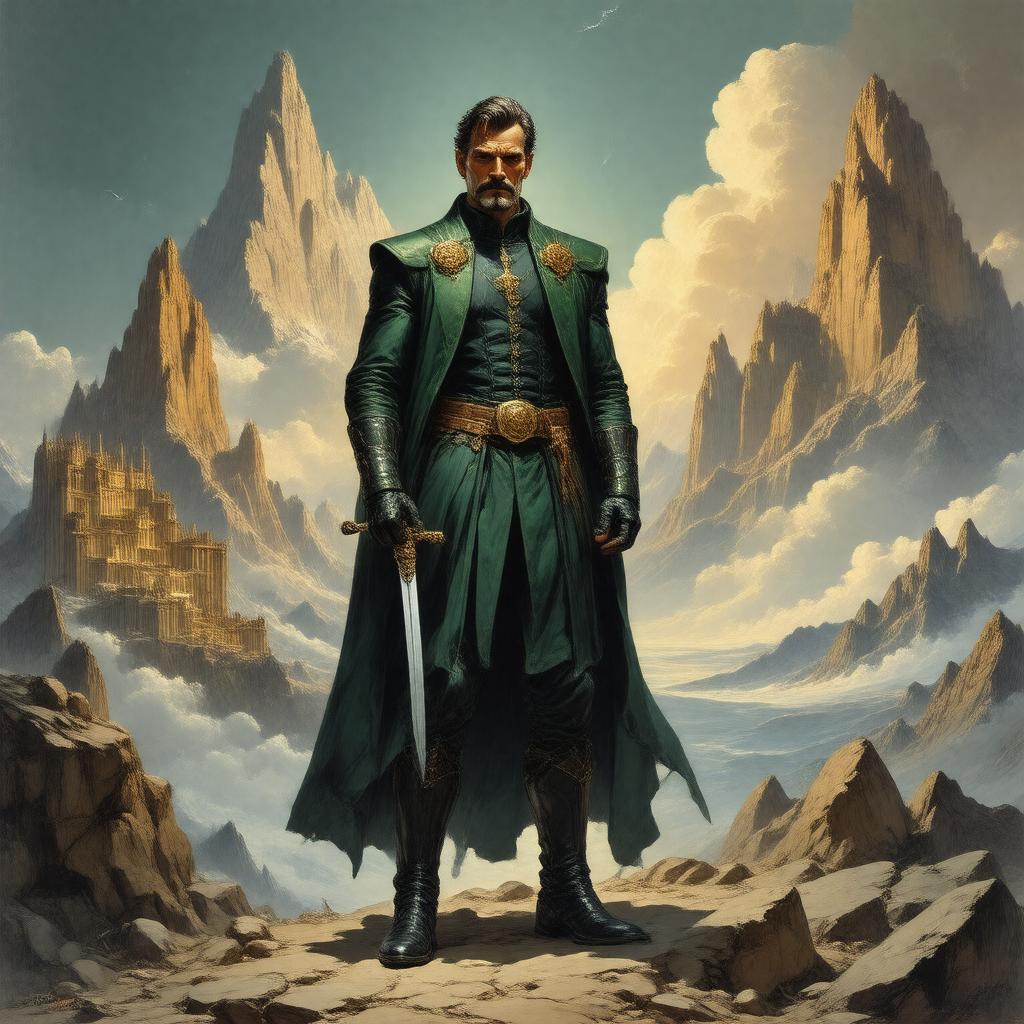 AI-created image of Ra's al Ghul