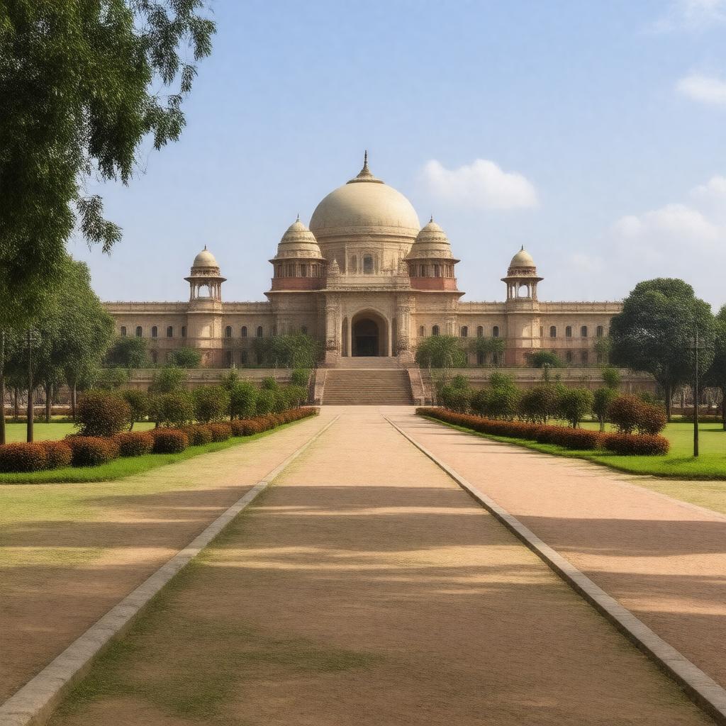 AI-created image of Rashtrapati Bhavan