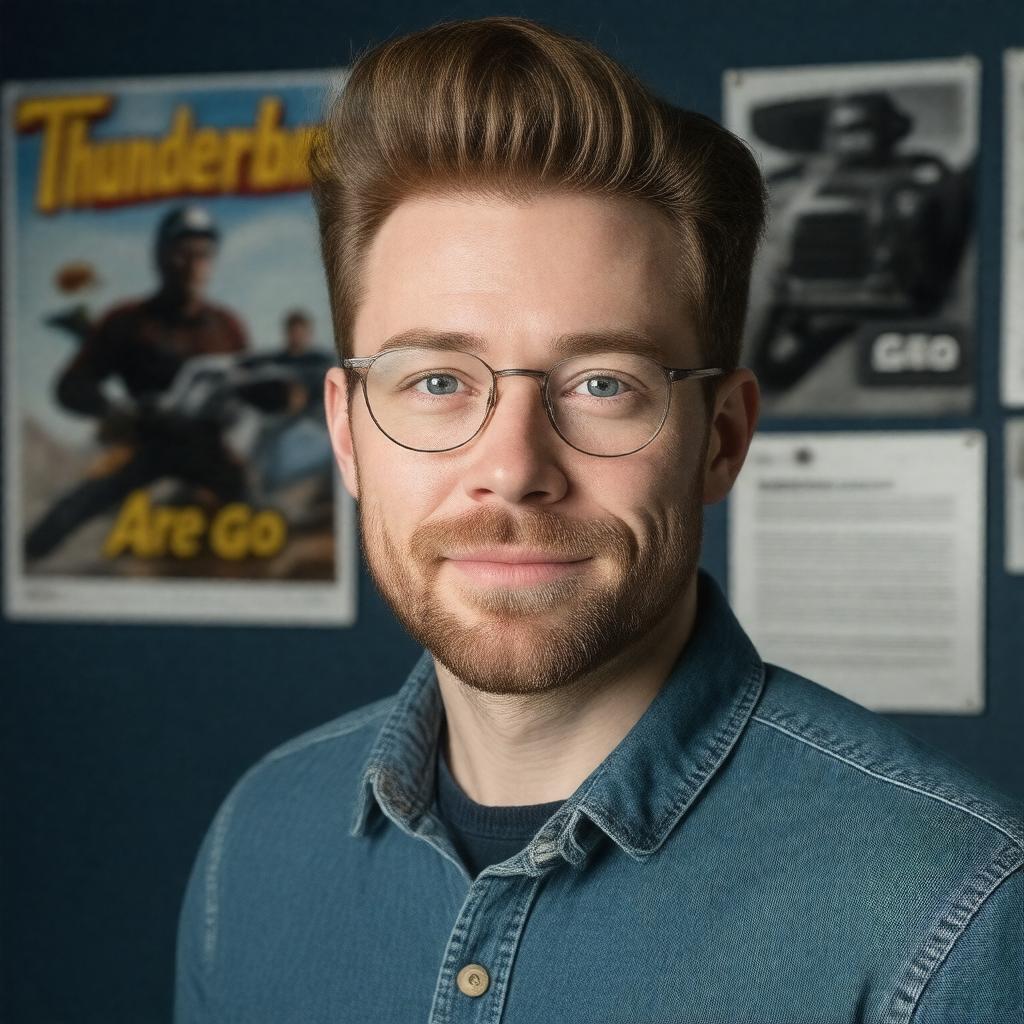 AI-created image of Rasmus Hardiker