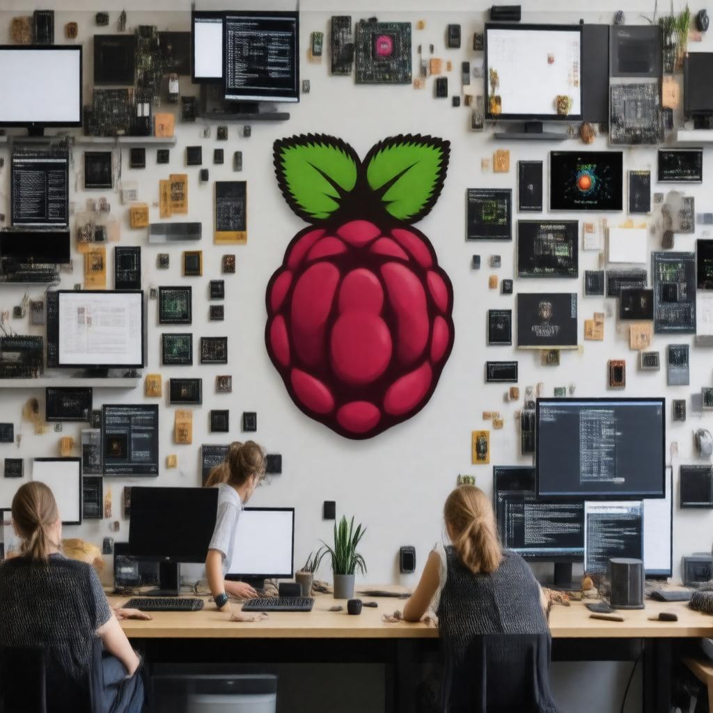Click to view larger image AI-created image of Raspberry Pi Foundation