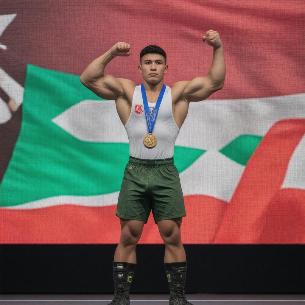 AI-created image of Rasul Chunayev