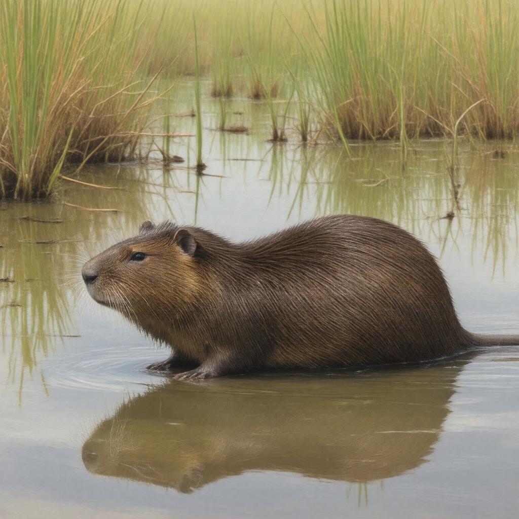 Click to view larger image AI-created image of Rat musqué