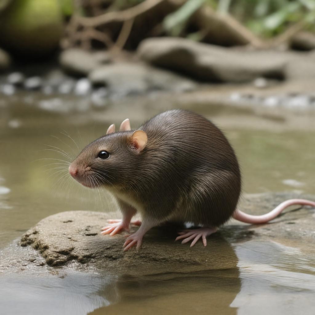 Click to view larger image AI-created image of Rata almizclera